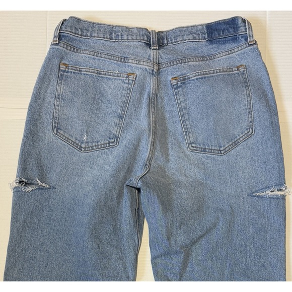 ABERCROMBIE & FITCH The 90's Baggy - Women's Low Rise Distressed Jeans - 31/12R - Picture 1 of 11